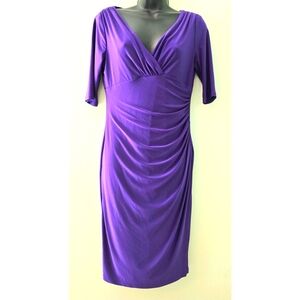 Lauren Ralph Lauren Viberant Purple Women's Dress Size 6